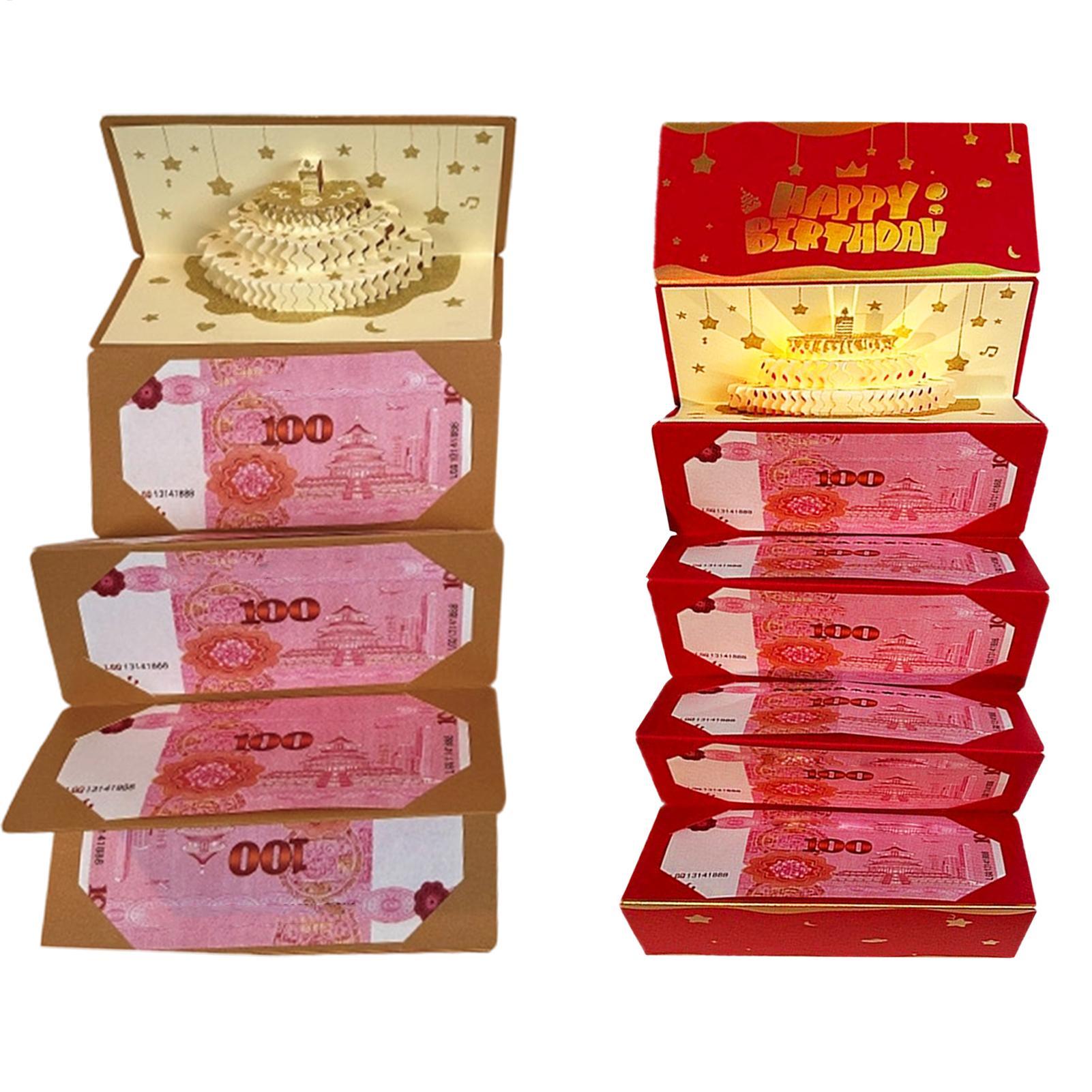 Kids Education Money - 3D Cake Birthday Money Envelope 6