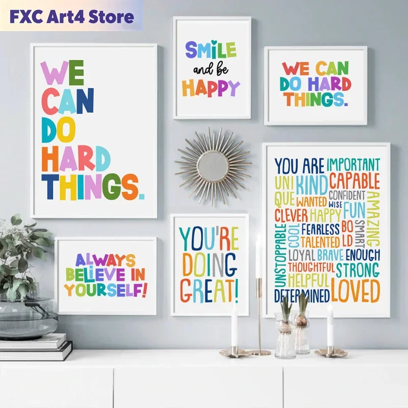 Frameless Positive Kid Classro - Kids Education Motivation ulasan dan harga