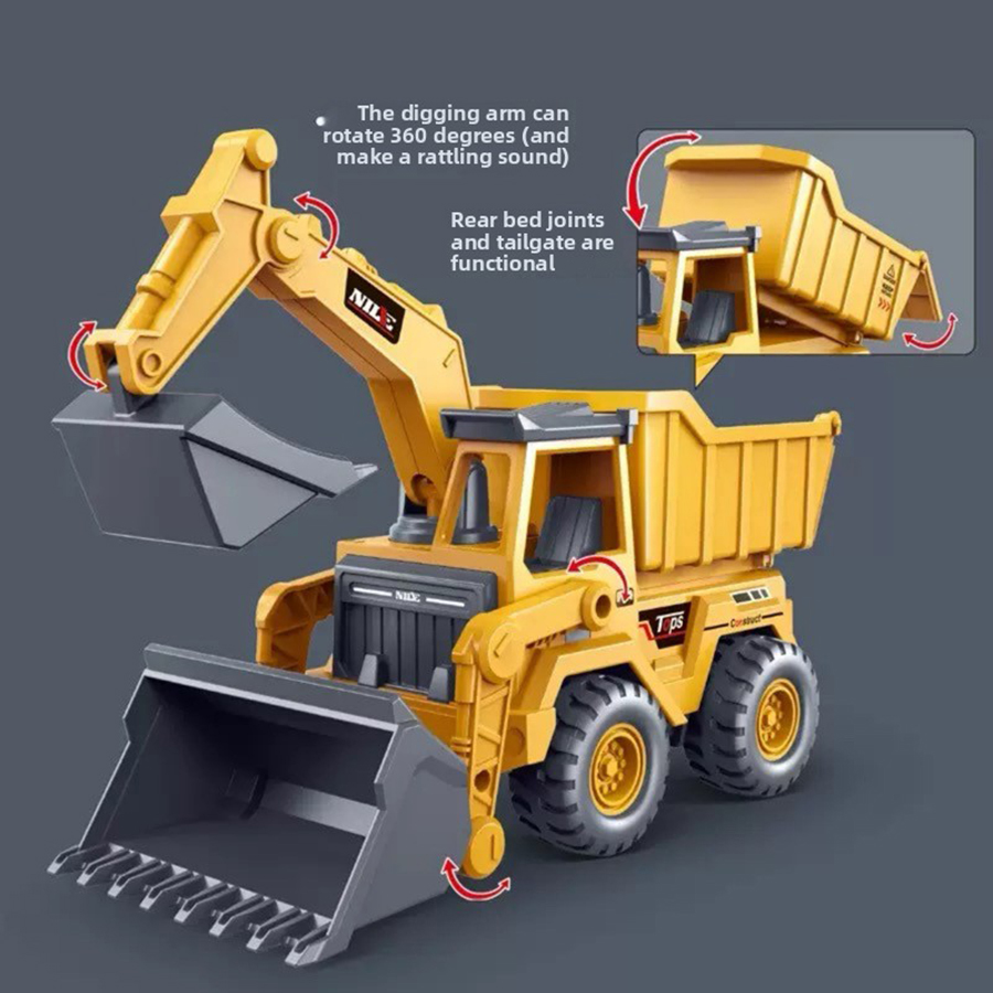 1pcs Excavator Truck Model Toy - Kids Educational Game ulasan dan harga