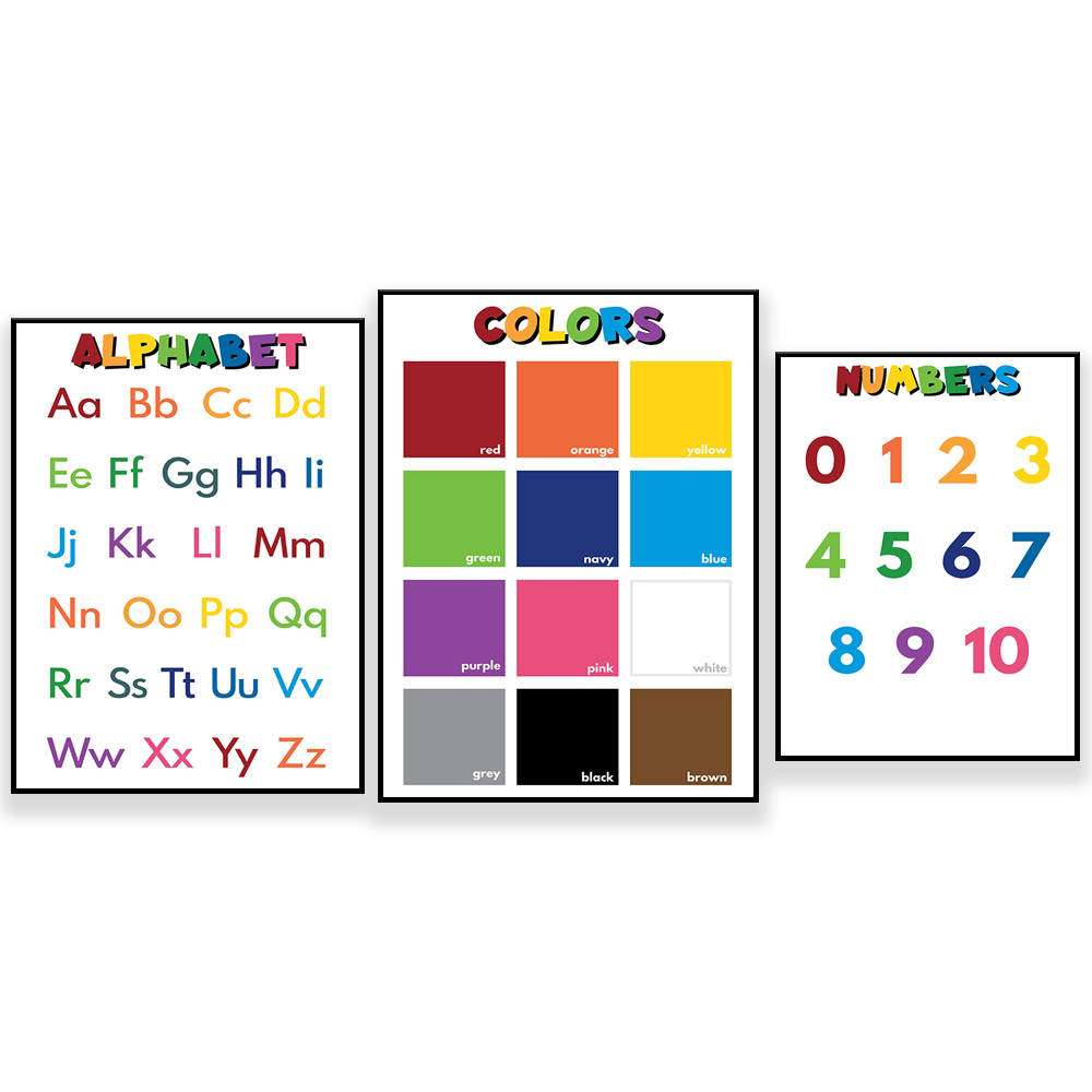 COLOR NAMES,ALPHABET,NUMBERS f - Kids Education Name ulasan dan harga