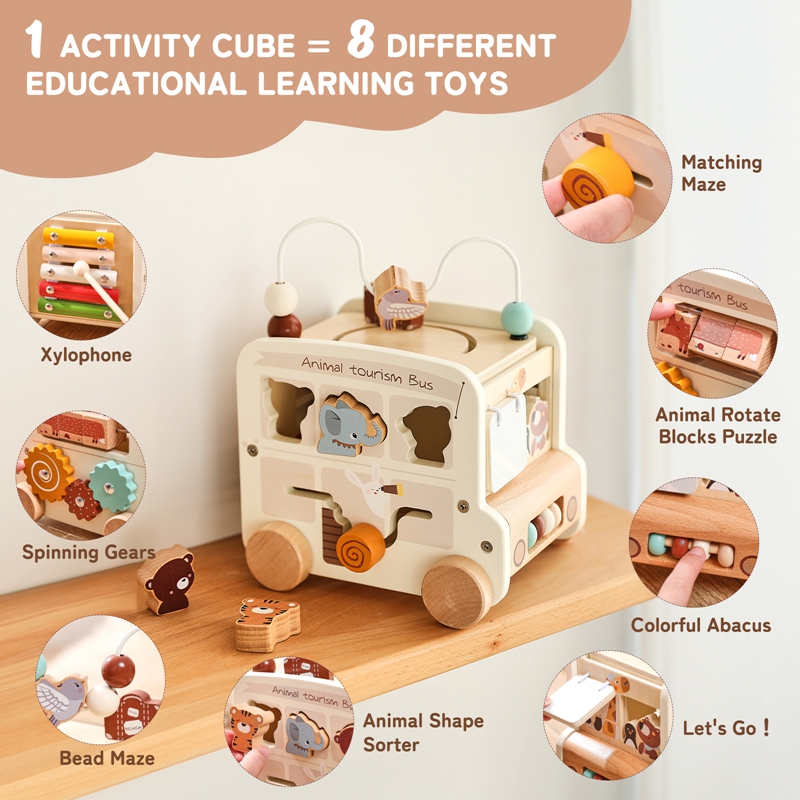 Montessori Wooden Children Toy - Kids Educational Game 3 ulasan dan harga