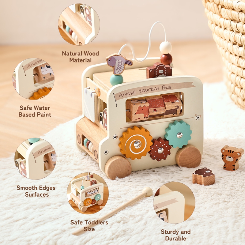 Montessori Wooden Children Toy - Kids Educational Game 3 ulasan dan harga