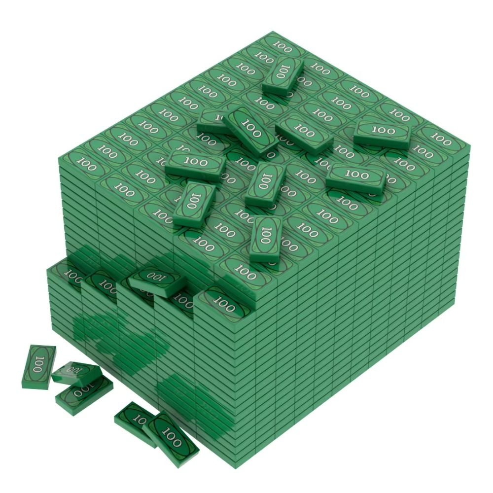 20pcs Millionaire Building Blo - Kids Education Money ulasan dan harga