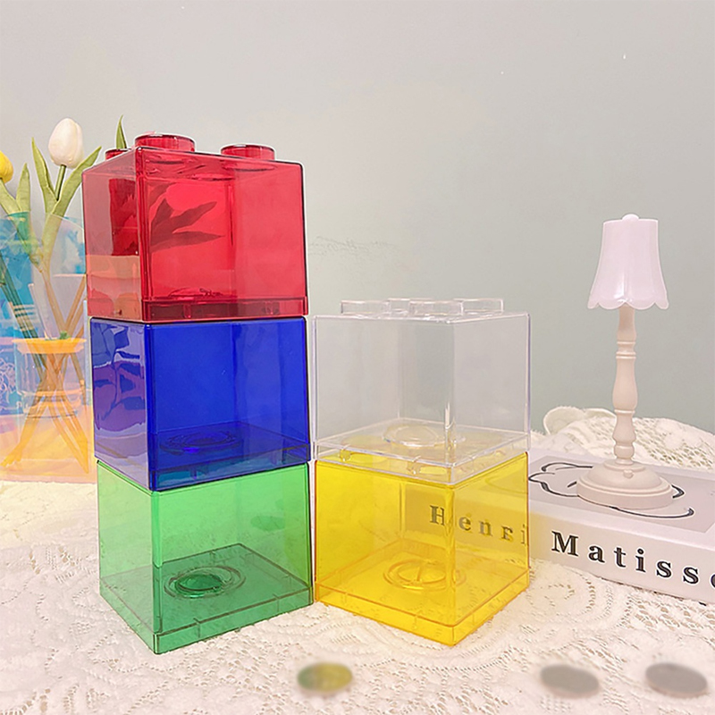 Blocks Shape Coin Box Kids Mon - Kids Education Money ulasan dan harga