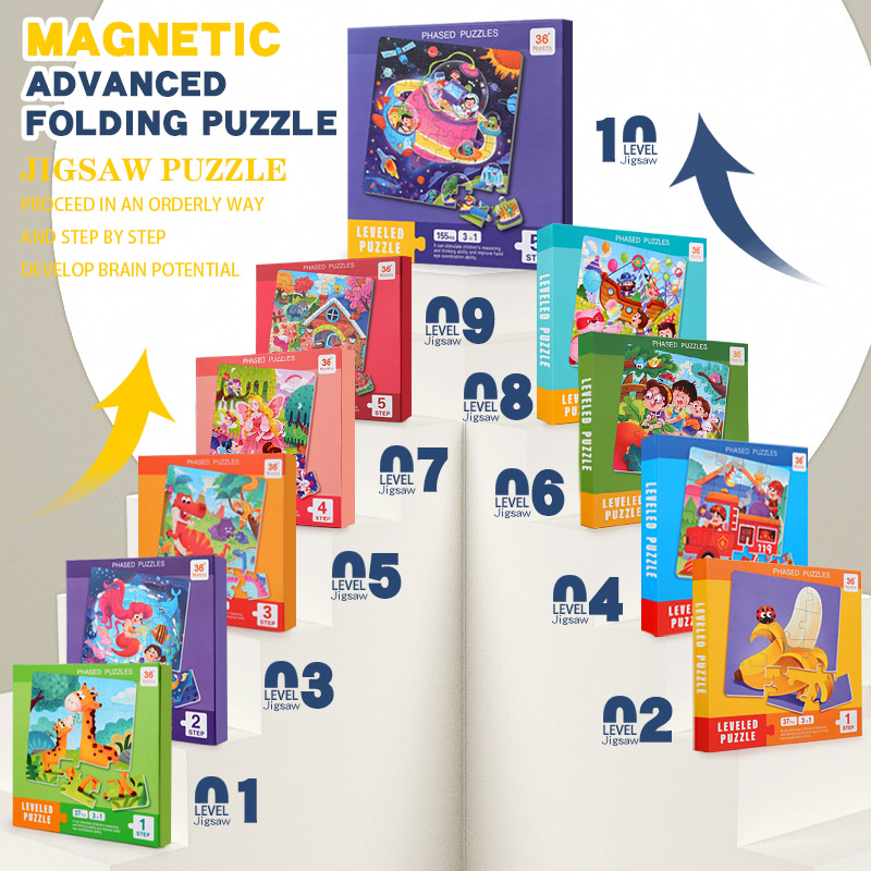 Kids Magnetic Wooden Puzzle Ca - Kids Educational Game 3 ulasan dan harga