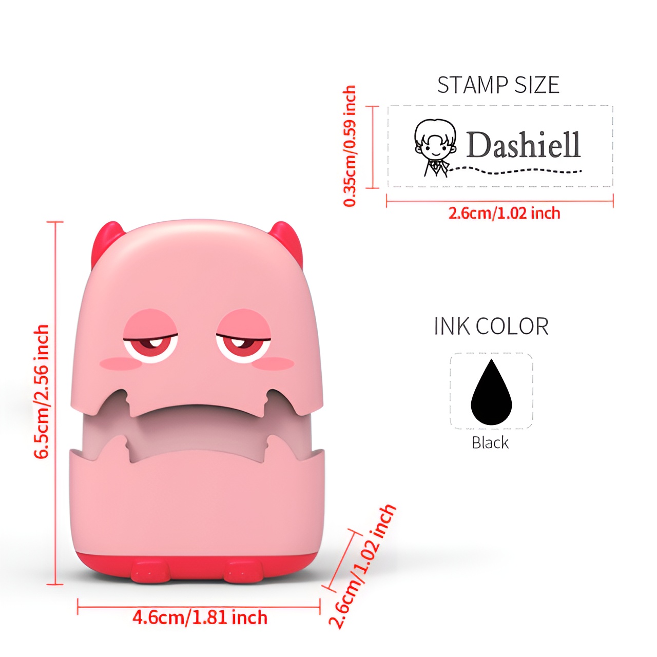 Kids Custom Name Stamp - Perso - Kids Education Name ulasan dan harga