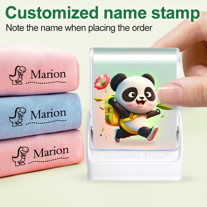 Customized Kids Engraved Stamp - Kids Education Name ulasan dan harga