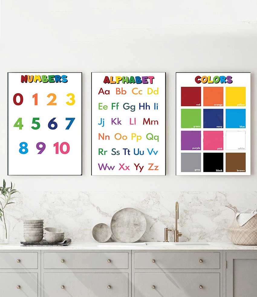 1pc frameless Kids Educational - Kids Education Name ulasan dan harga