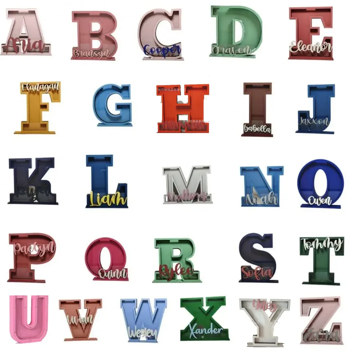 Personalized Letter Piggy Bank - Kids Education Money ulasan dan harga